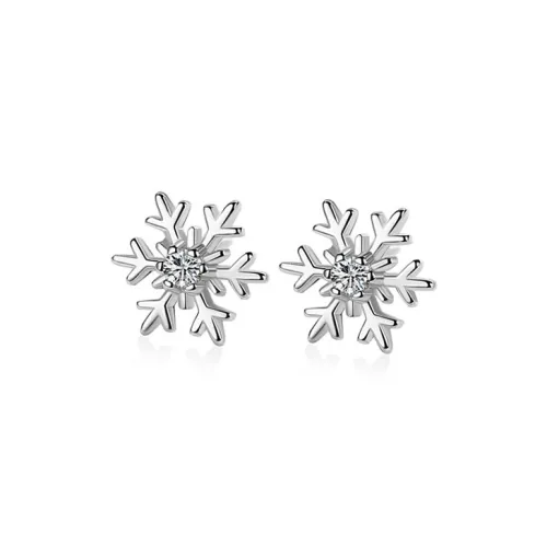LOVE WHEEL S925 Silver Stud Earrings Women's