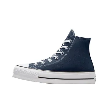 Converse Chuck Taylor All Star Lift Anti Slip Wear Resistant High Top Canvas Shoes Women's Marine Blue