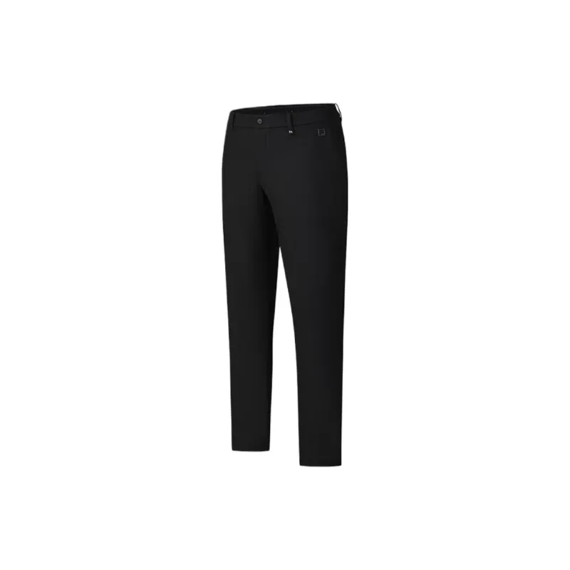 FILA Golf Collection Knitted Sports Pants Men's Pitch Black-0