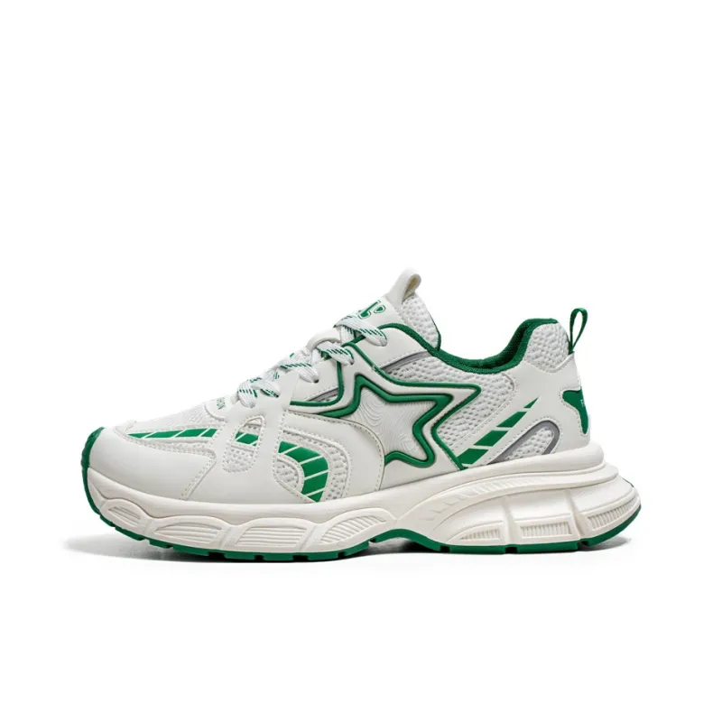 NANJIREN Cushioning, Slip Resistant, Abrasion Resistant, Height Increasing Low Top Chunky Sneakers Men's-10