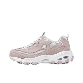 Skechers DLITES Anti Slip Wear Resistant Low Top Chunky Sneakers Women's Pink