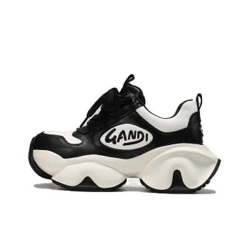 UanDi Anti Slip And Wear Resistant Height Increasing Low Top Chunky Sneakers Women's