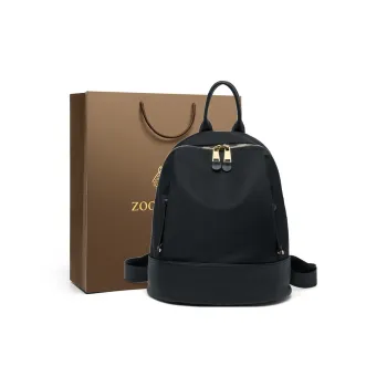 ZOOLER Oxford Oxford Backpack Large Size Women's Black/Khaki/Coffee