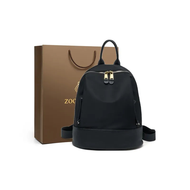 ZOOLER Oxford Oxford Backpack Large Size Women's Black/Khaki/Coffee-0