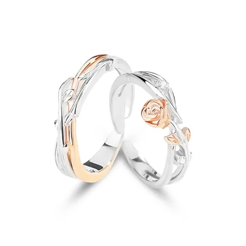 Love Link 999 Fine Silver Rings Unisex