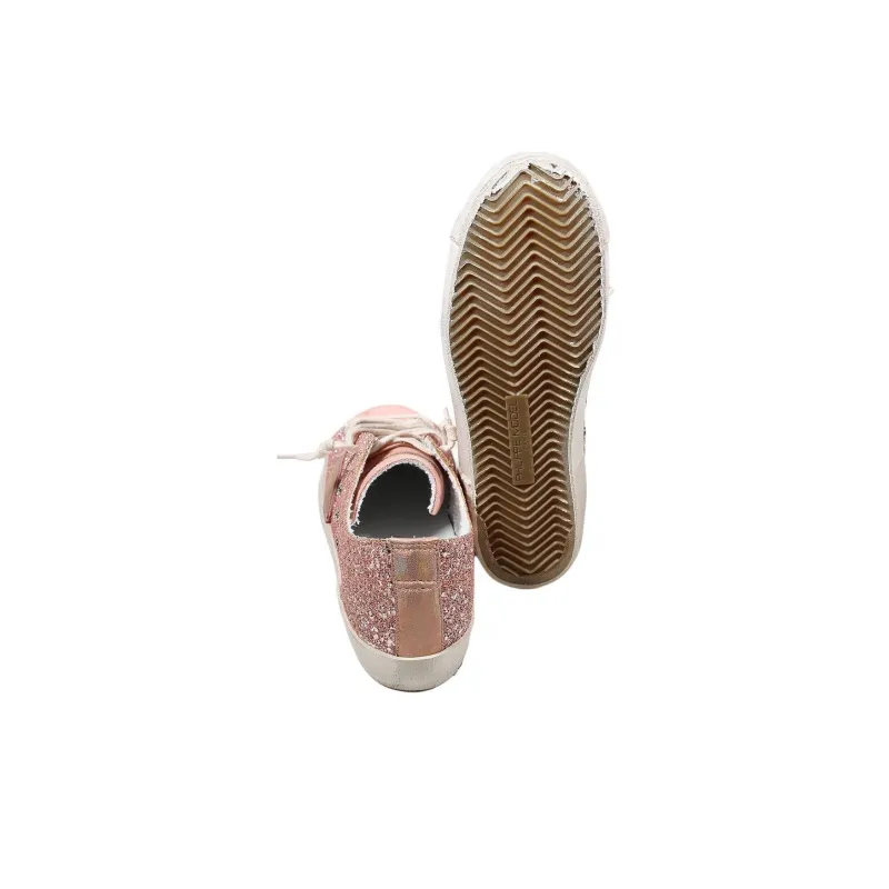 PHILIPPE MODEL PARIS Slip Resistant Low Top Skateboard Shoes Women's Pink-4