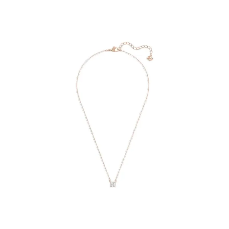 Swarovski Alloy Silver-Plated Gold-Plated Necklaces Women's Yellow-0