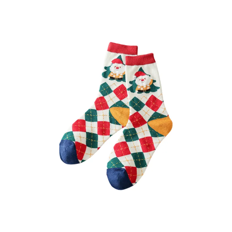 ALPLUME Mid Calf Socks Unisex Combo Set-4
