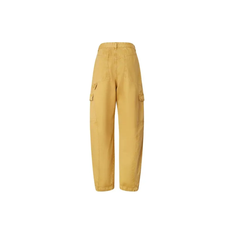 PINKO Pocket Detailed Wide Leg Workwear Trousers-1
