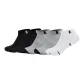 Black/Black/Medium Heather Gray/Medium Heather Gray/Jordan White (5 Pack)