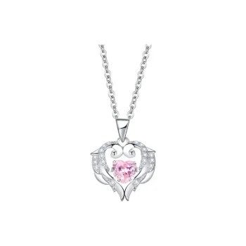Regalrose 925 Sterling Silver Necklaces Women's Silver