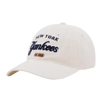 MLB Cotton Baseball Caps Unisex White