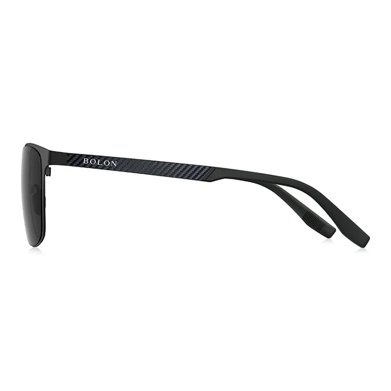 BOLON Stainless Steel Carbon Fiber Square Sunglasses Men's-1