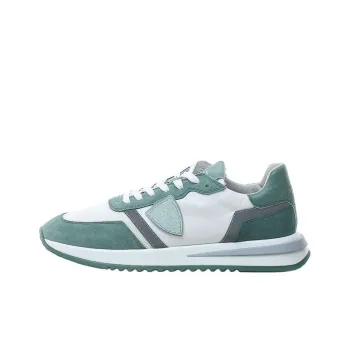PHILIPPE MODEL PARIS Slip Resistant Low Top Casual Shoes Men's White Green