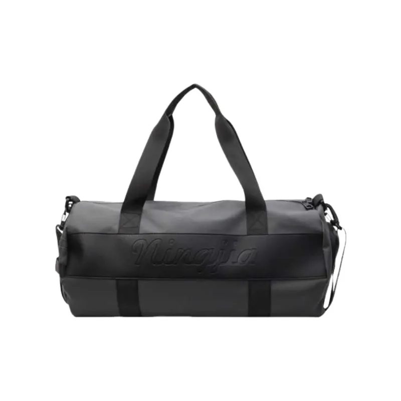 Tonlion Oxford Portable Crossbody Gym Bag Unisex Black/Gray-7