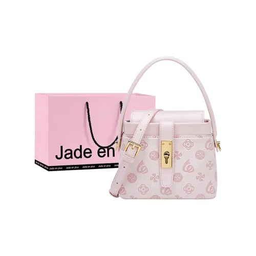Jade En Plus PU Crossbody Bag Regular Women's Girly Pink/Ecru