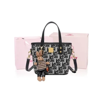 Pivsnu Fabric With Synthetic Leather Shoulder Bag Crossbody Bag Handbag Regular Women's Black