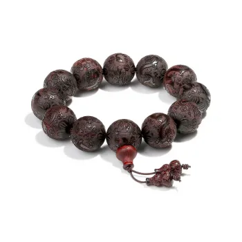 PUTUOSHANWENCHUANG Rosewood Bracelets Unisex