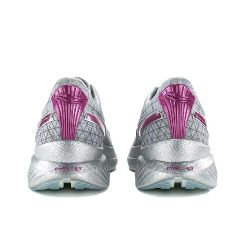 Saucony Endorphin Speed 3 Anti Slip Wear Resistant Low Top Running Shoes Unisex Gray Purple-3