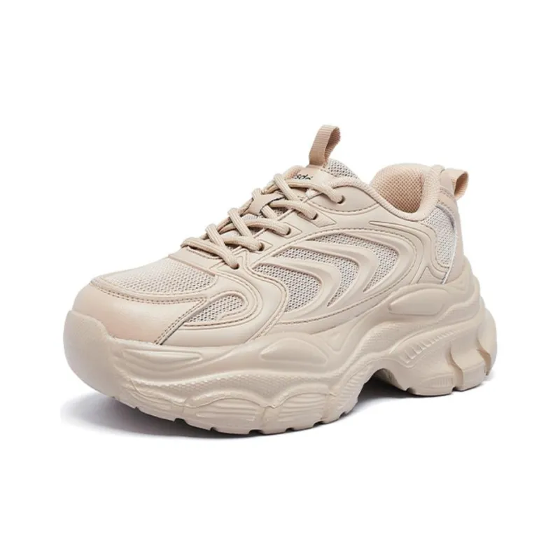 AGSDON Breathable Low Top Chunky Sneakers 6cm Women's-8
