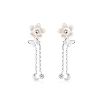 MONI JEWELLERY S999 Fine Silver Earrings Women's