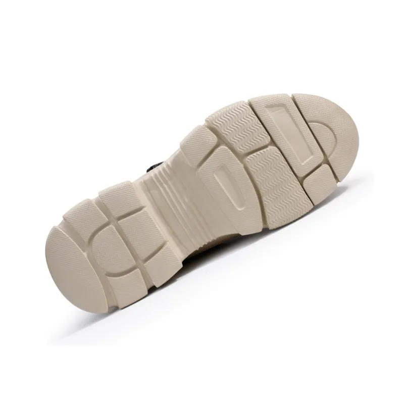 Blue Gull Shield Impact Resistant Lightweight Rebound Low Top Outdoor Shoes Unisex Khaki-4