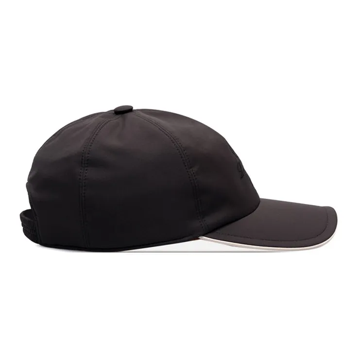 Loro Piana Polyamide, Cotton, Polyester Baseball Caps Unisex Black-1