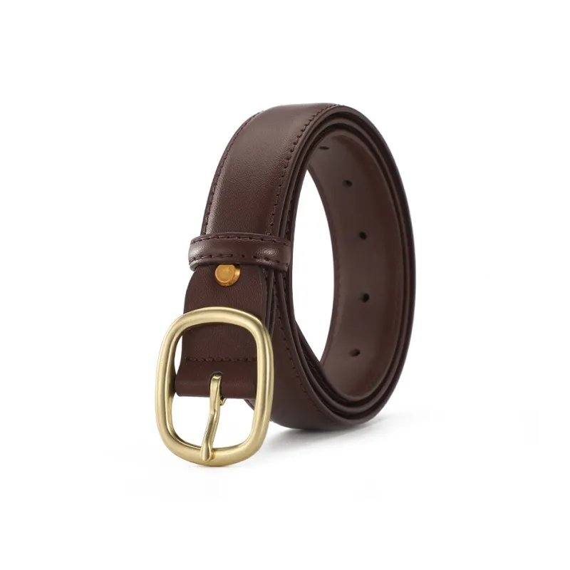 AOKANG Split Cow Leather Belts Women's 2.8cm-14