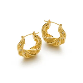 RSNY Gold Plated Copper Earrings Women's