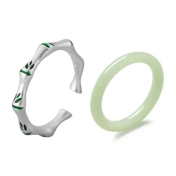 Welcome To The Treasure Chalcedony Rings Unisex