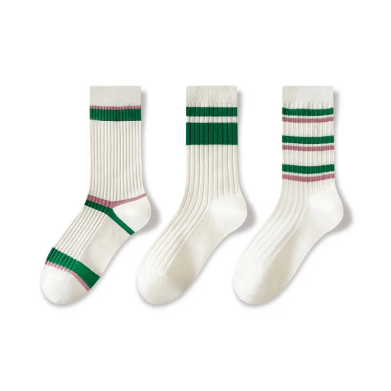 JIAZINI Mid Calf Socks Unisex Combo Set-0