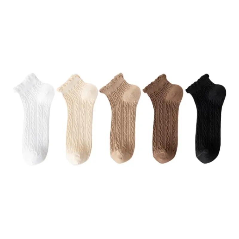 Lan Miao Ankle Socks Women's 5 Pack-0