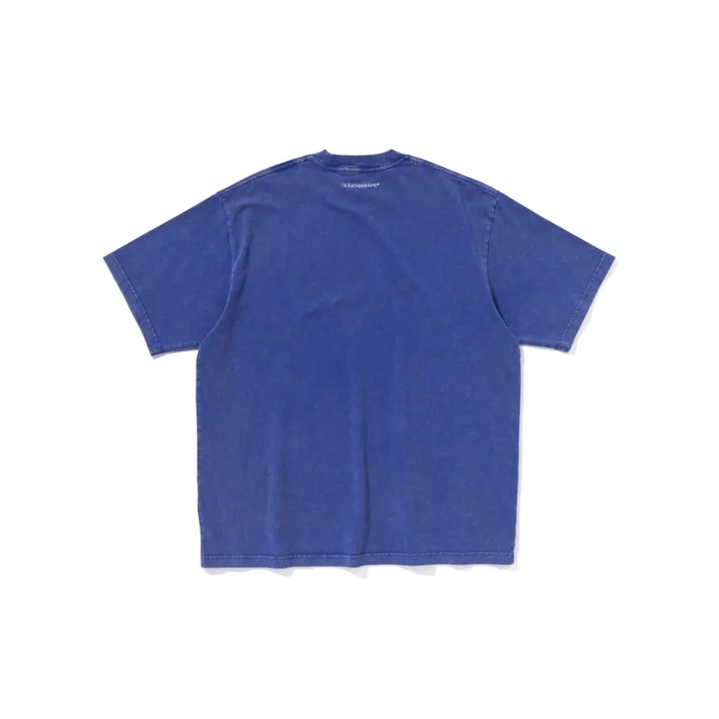 Bape Garment Dye Spray Print College Relaxed Fit Tee-3
