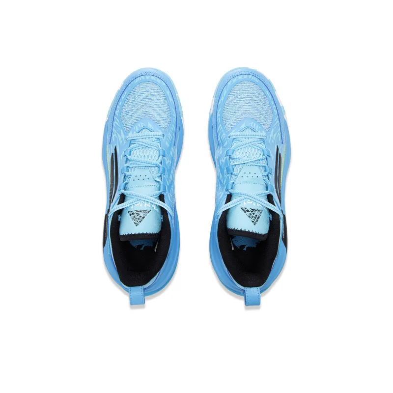 LiNing Air Raid 11 Cushioned Slip Resistant Lightweight Low Top Performance Basketball Shoes Men's Blue-3