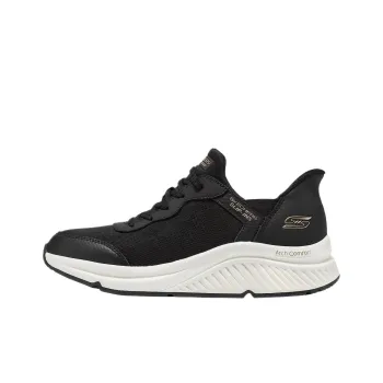 Skechers Bob's Shock Absorbers Low Top Casual Shoes Women's Black