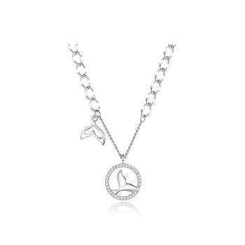 CLARKIA FLOWER S925 Silver Necklaces Women's