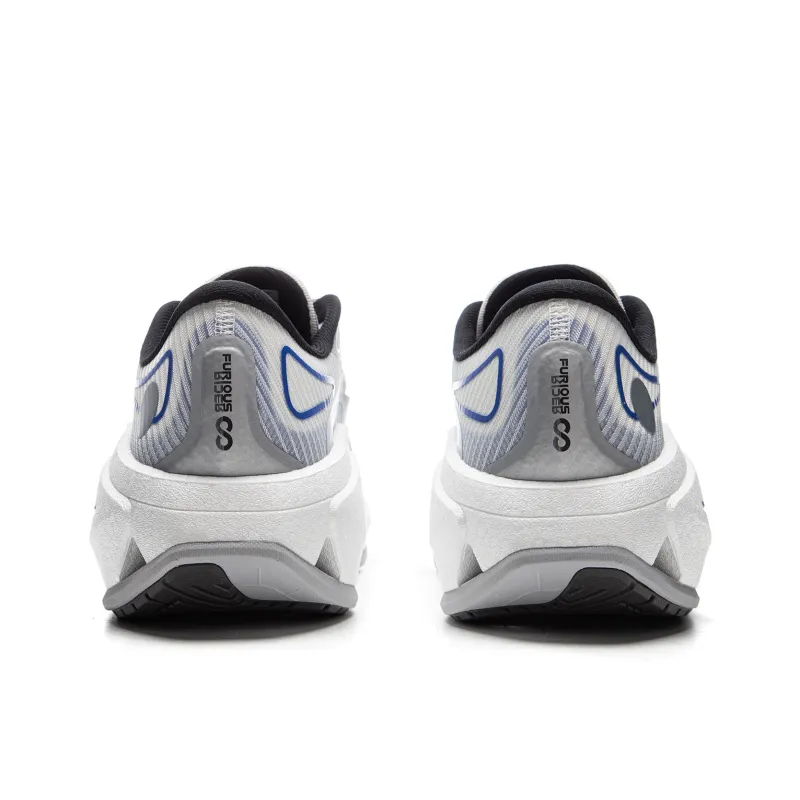 LiNing Liuliu 8 Low Top Casual Running Shoes Men's White Gray Blue-5