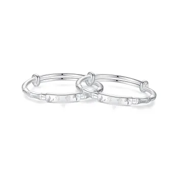Furunlai 999 Fine Silver Bangles Kids'