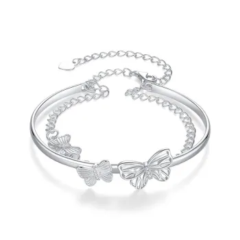 Asia Star S925 Silver Bangles Women's