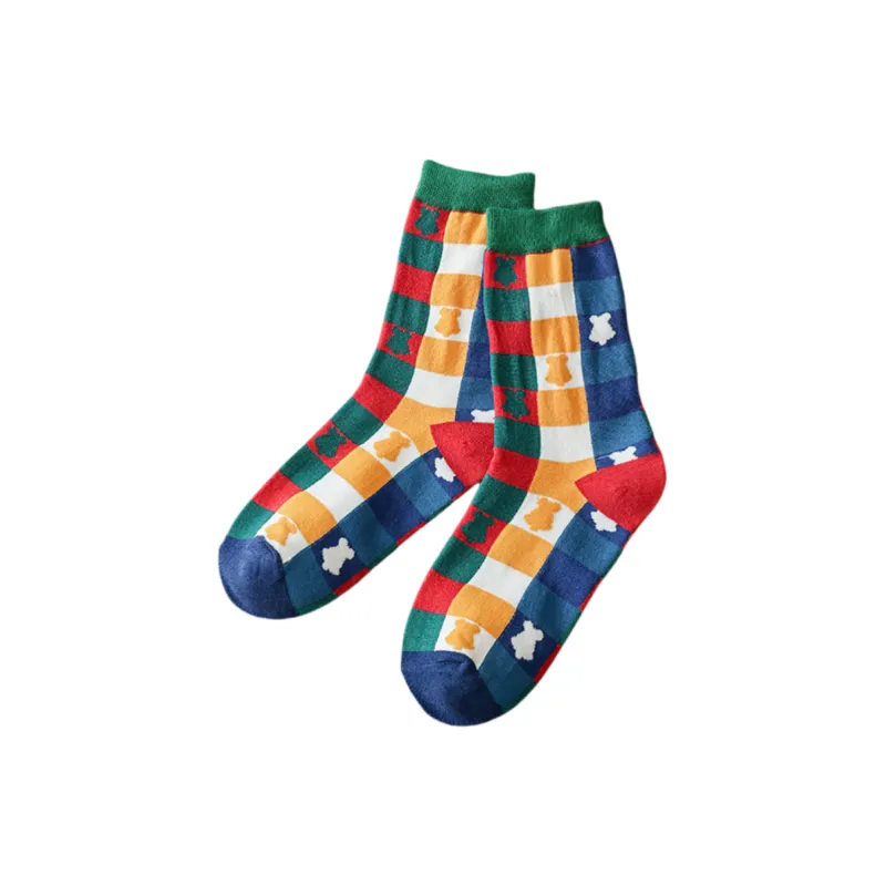 ALPLUME Mid Calf Socks Unisex Combo Set-6