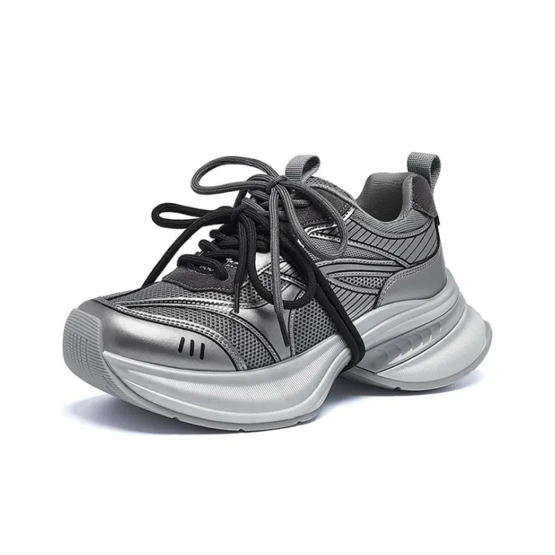 AGSDON Breathable Low-Top Chunky Sneakers Women's-8