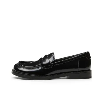 CHARLES&KEITH Small CK Loafers 2.5cm Women's Black