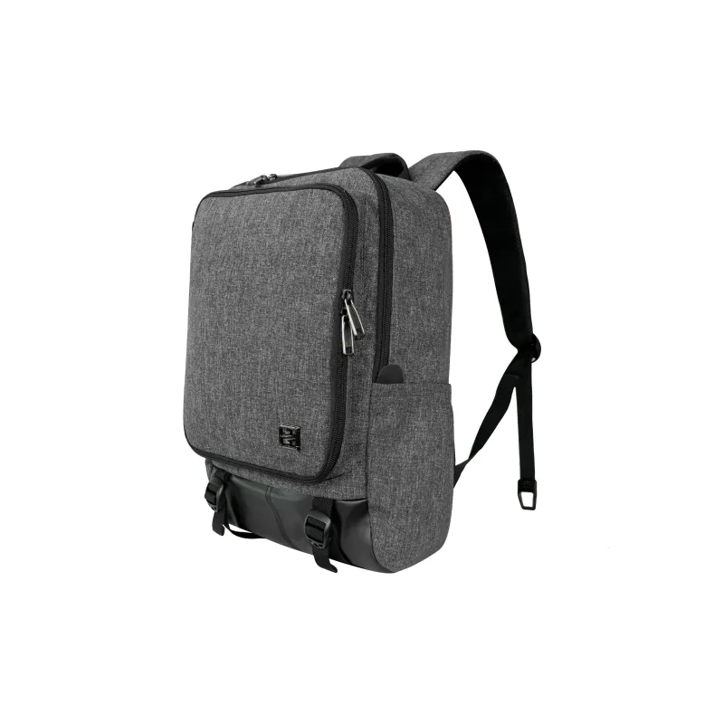 SUISSEWIN Polyester Laptop Bag Backpack Regular Unisex Black Gray/Black Blue/Light Gray-1