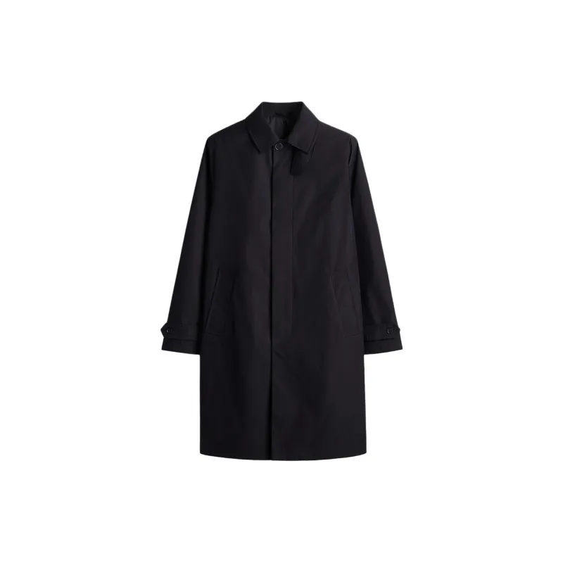 H&M Coats Men Marine Blue-0