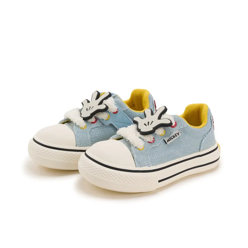 Disney Mickey Series Slip Resistant, Abrasion Resistant, Lightweight Low Top Canvas Shoes Women's-10