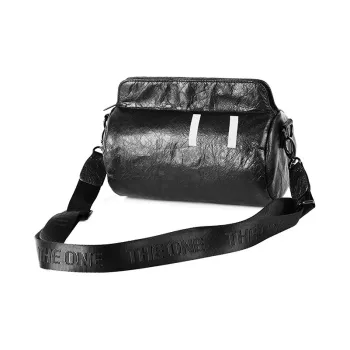 One Person's Planet DuPont Paper Shoulder Bag, Crossbody Bag Trumpets Unisex Black