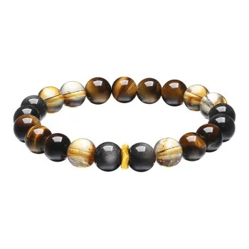 JINGUIFU Tiger's Eye Stone Jade Bracelets Women's