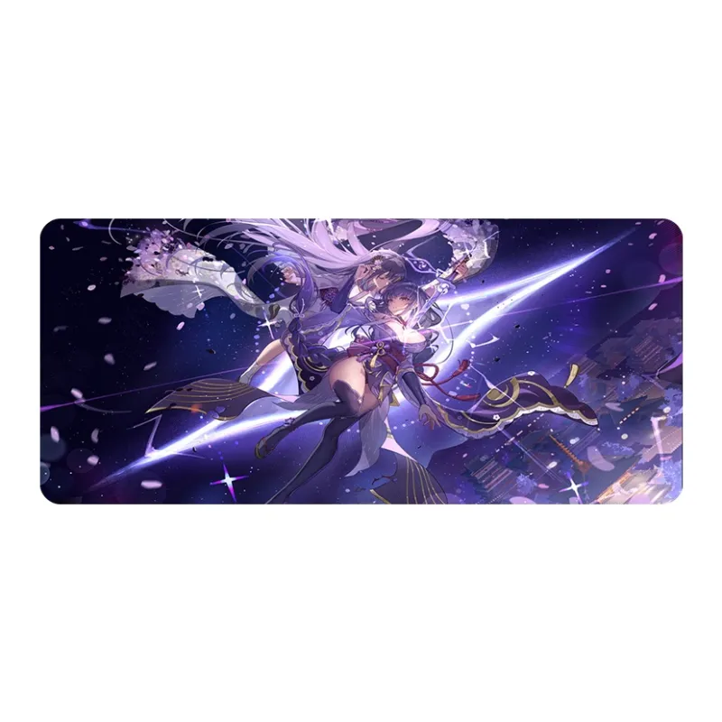 GULAN Purple Blue Fantasy Mouse Pad Extra Large Heating Desk Pad SJCL70 79 For Students Dormitory Office Writing-7