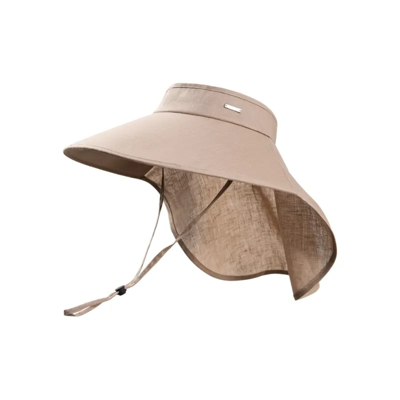 JIUMU Linen Sun Protection Hats Women's-4