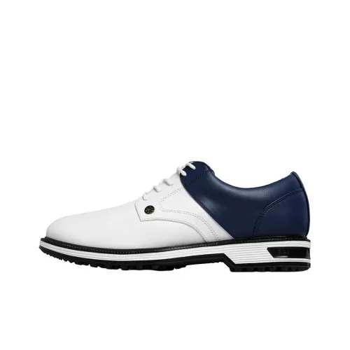 PGM Slip Resistant, Abrasion Resistant, Waterproof Low Top Golf Shoes Men's White Blue